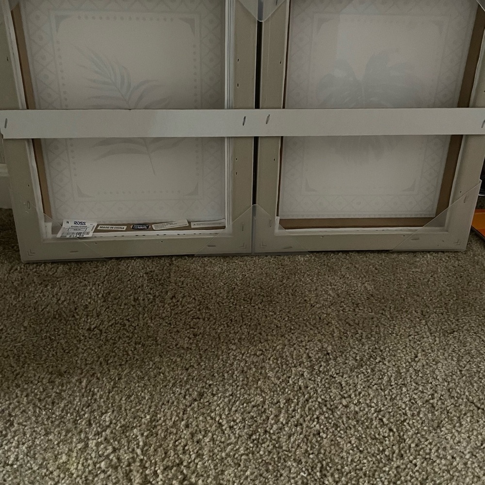 Tropical Leaf Wall Art Set - Picture 3 of 3